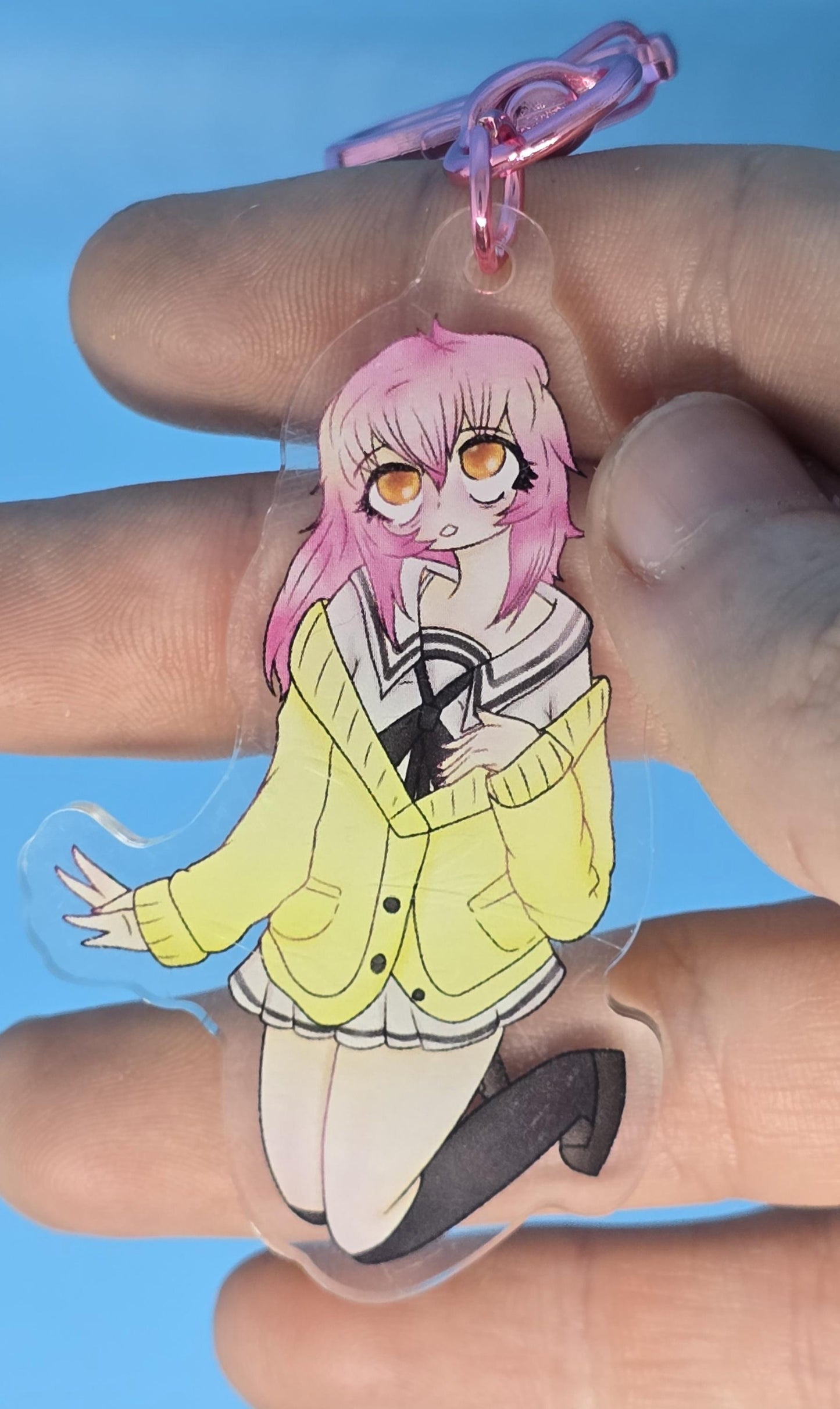 Totono You And Me And Her Aoi Mukou Acrylic Keychain