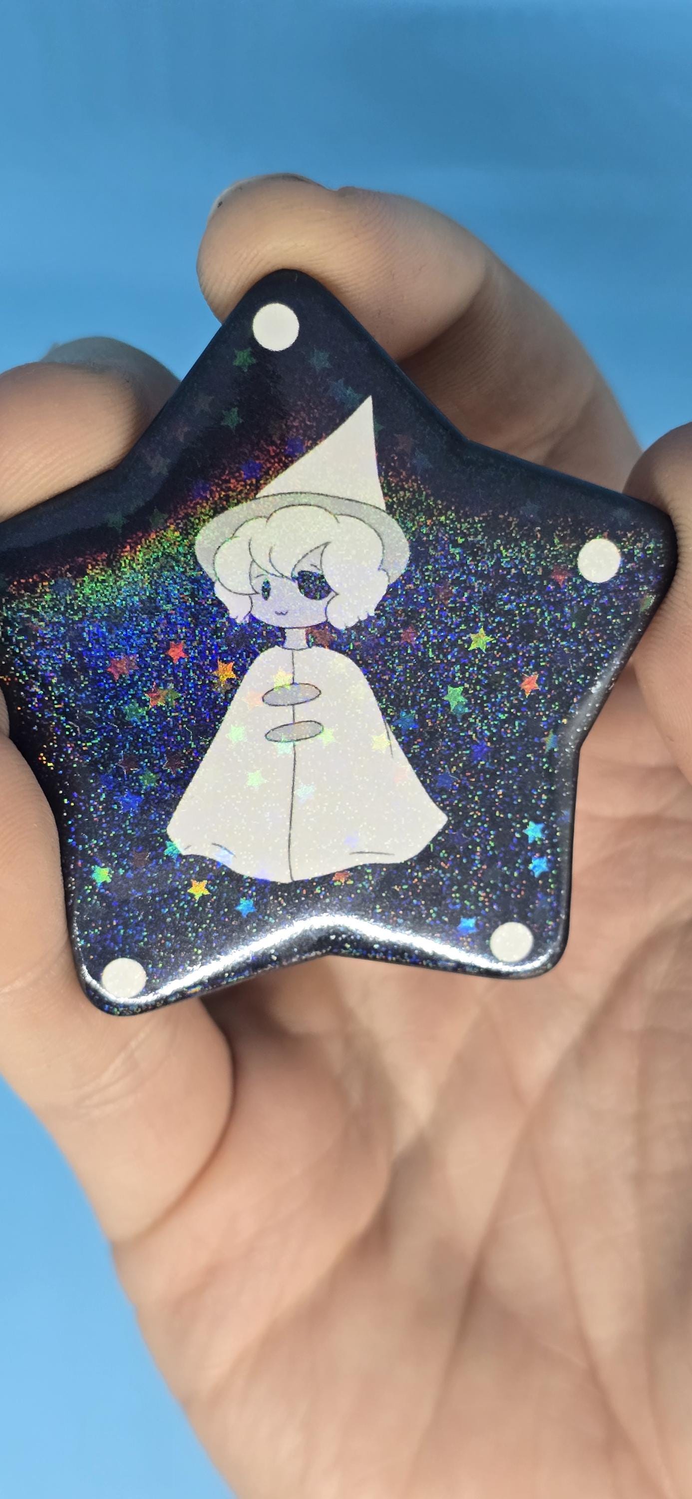 ISAT Little Siffrin Holographic Star Pin Badges