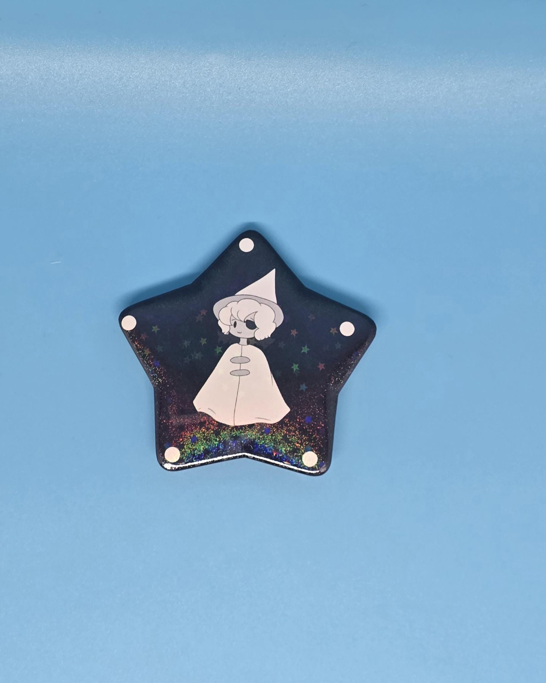 ISAT Little Siffrin Holographic Star Pin Badges