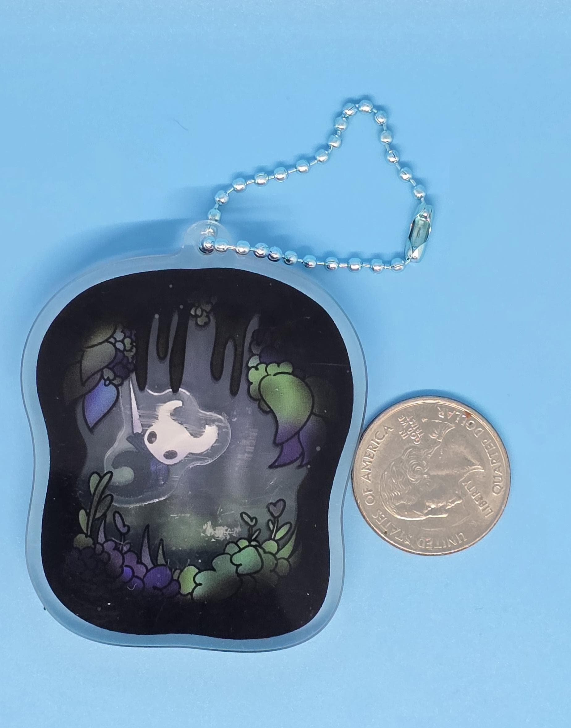 Hollow Knight Vessel Shaker Keychain