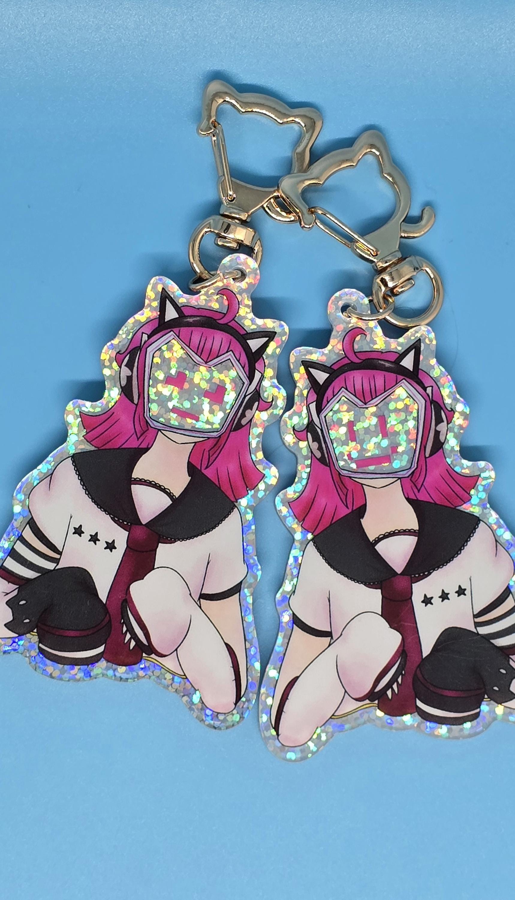 Love Live Nijigasaki Rina Tennouji Double-Sided Holo Keychain