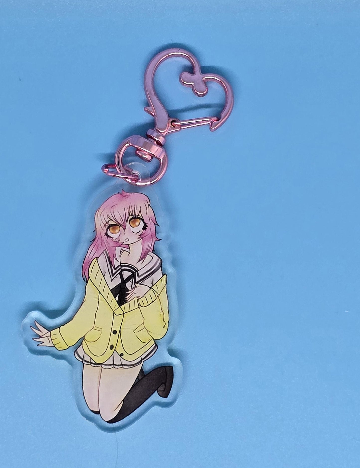 Totono You And Me And Her Aoi Mukou Acrylic Keychain