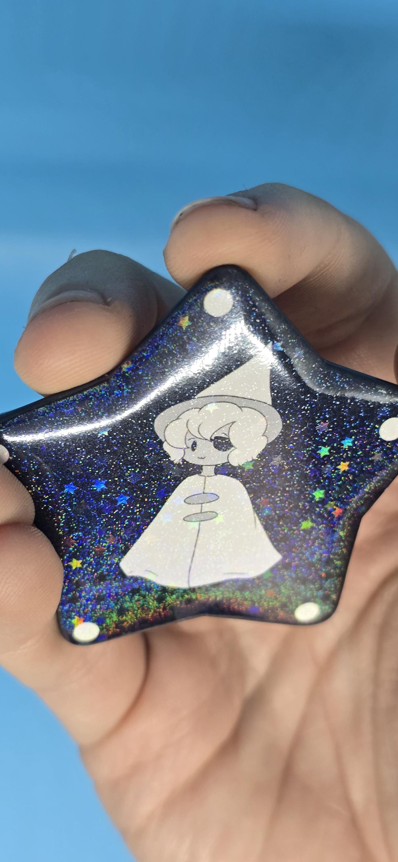 ISAT Little Siffrin Holographic Star Pin Badges