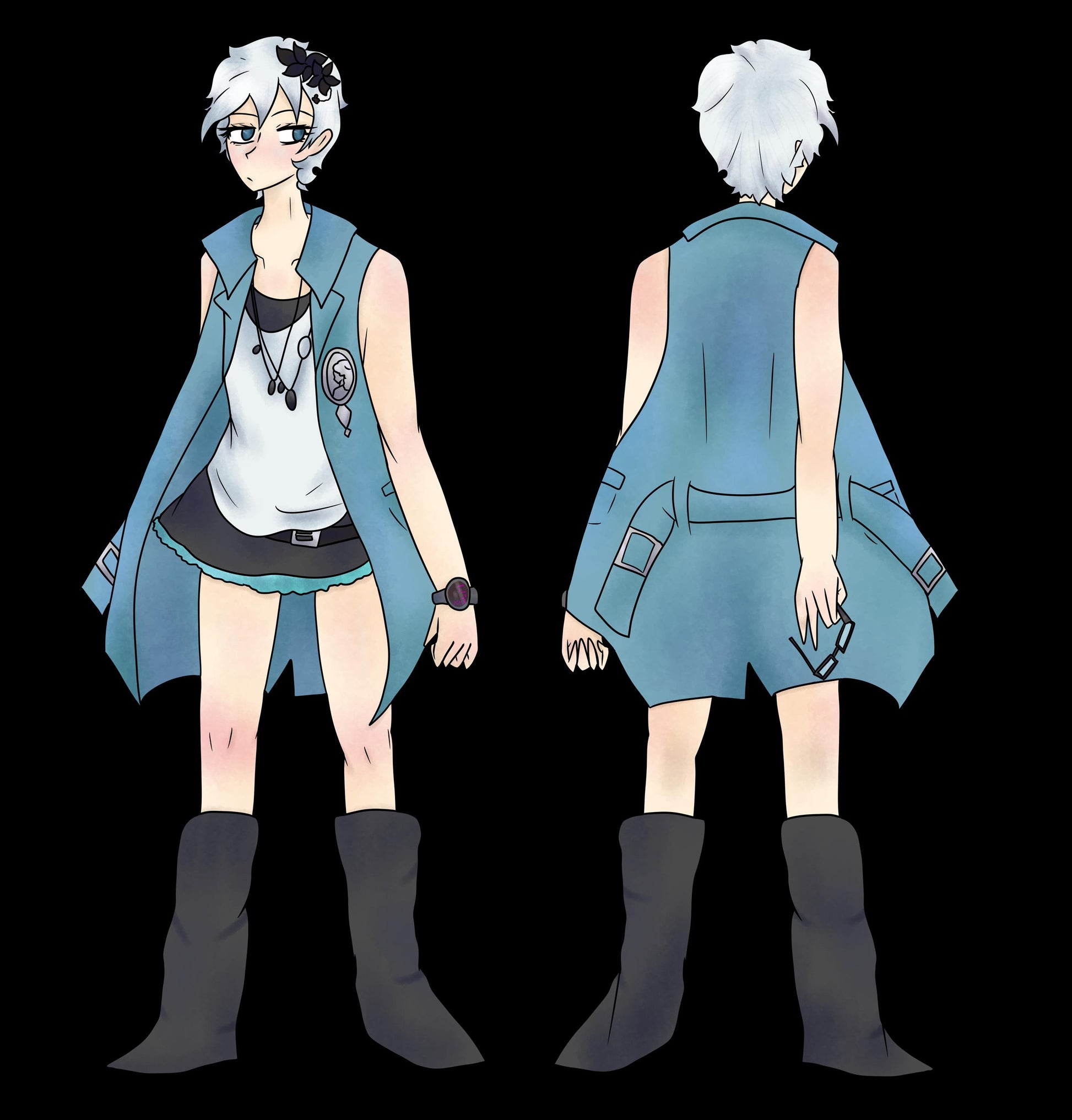 Zero Escape Virtue's Last Reward Phi Double-Sided Acrylic Standee Figure