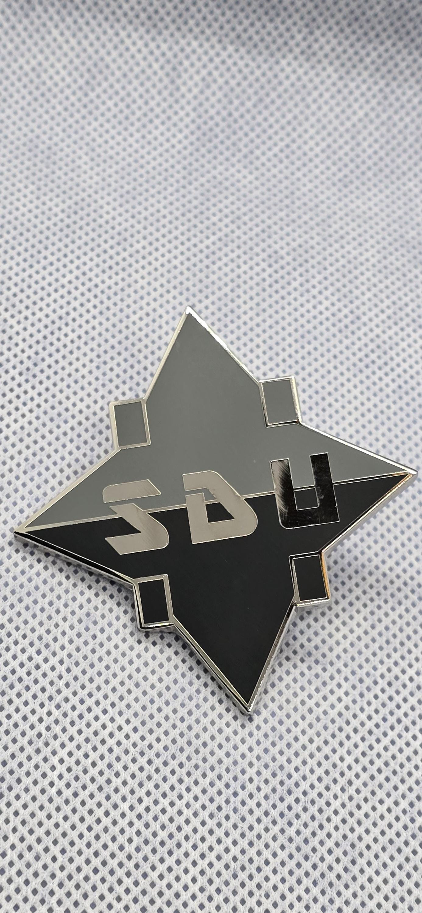 The Hundred Line Last Defense Academy SDU Member Enamel Pin