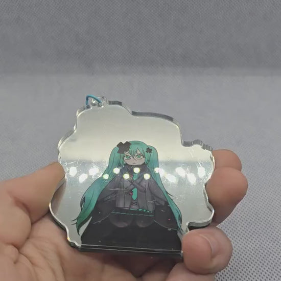 Project Sekai The Miku Who Couldn't Sing - Magic Mirror Keychain