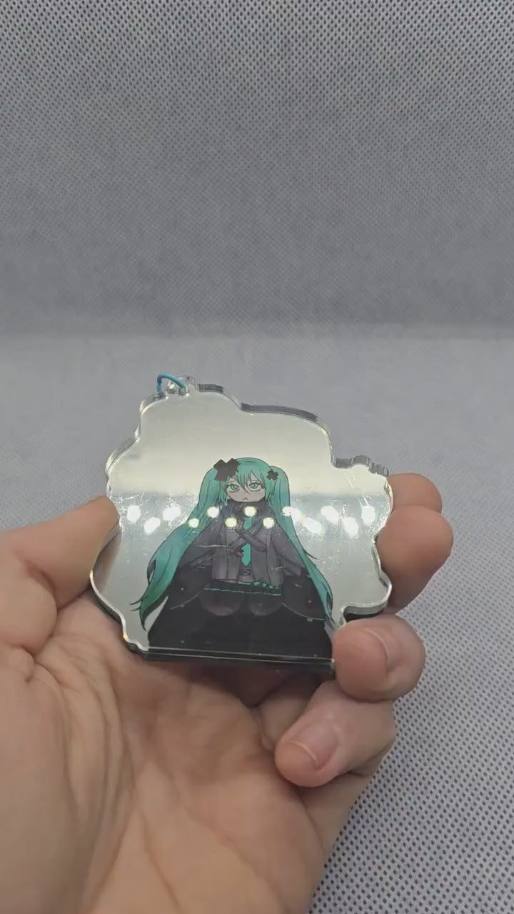 Project Sekai The Miku Who Couldn't Sing - Magic Mirror Keychain