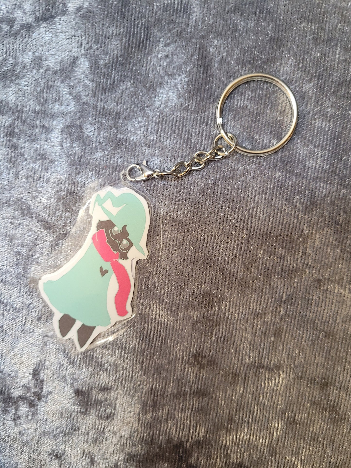 Deltarune / Undertale Ralsei and Fallen Children Laminate Keychains