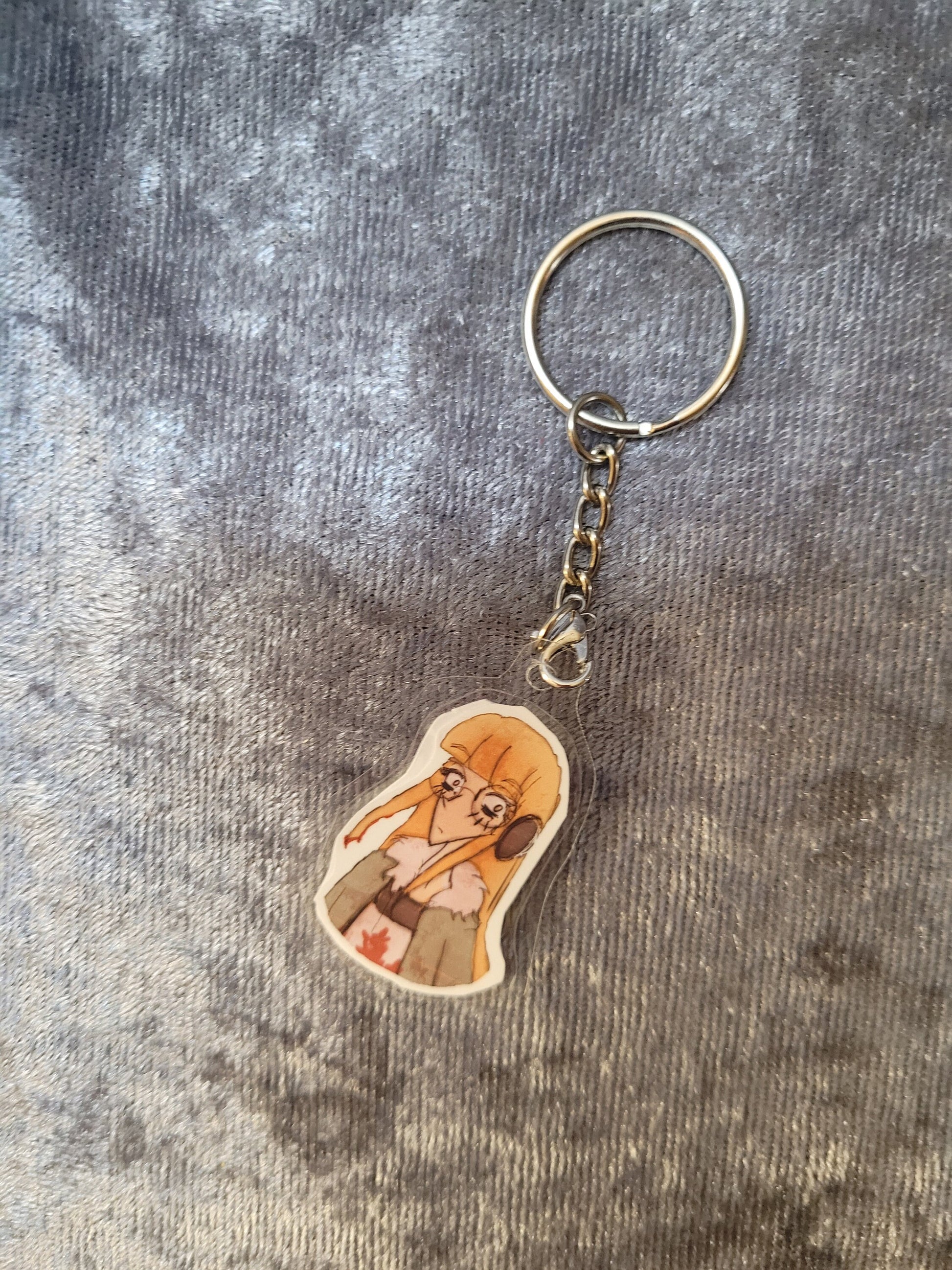 Persona 5 Futaba Sakura Ann Takamaki Laminate Keychains