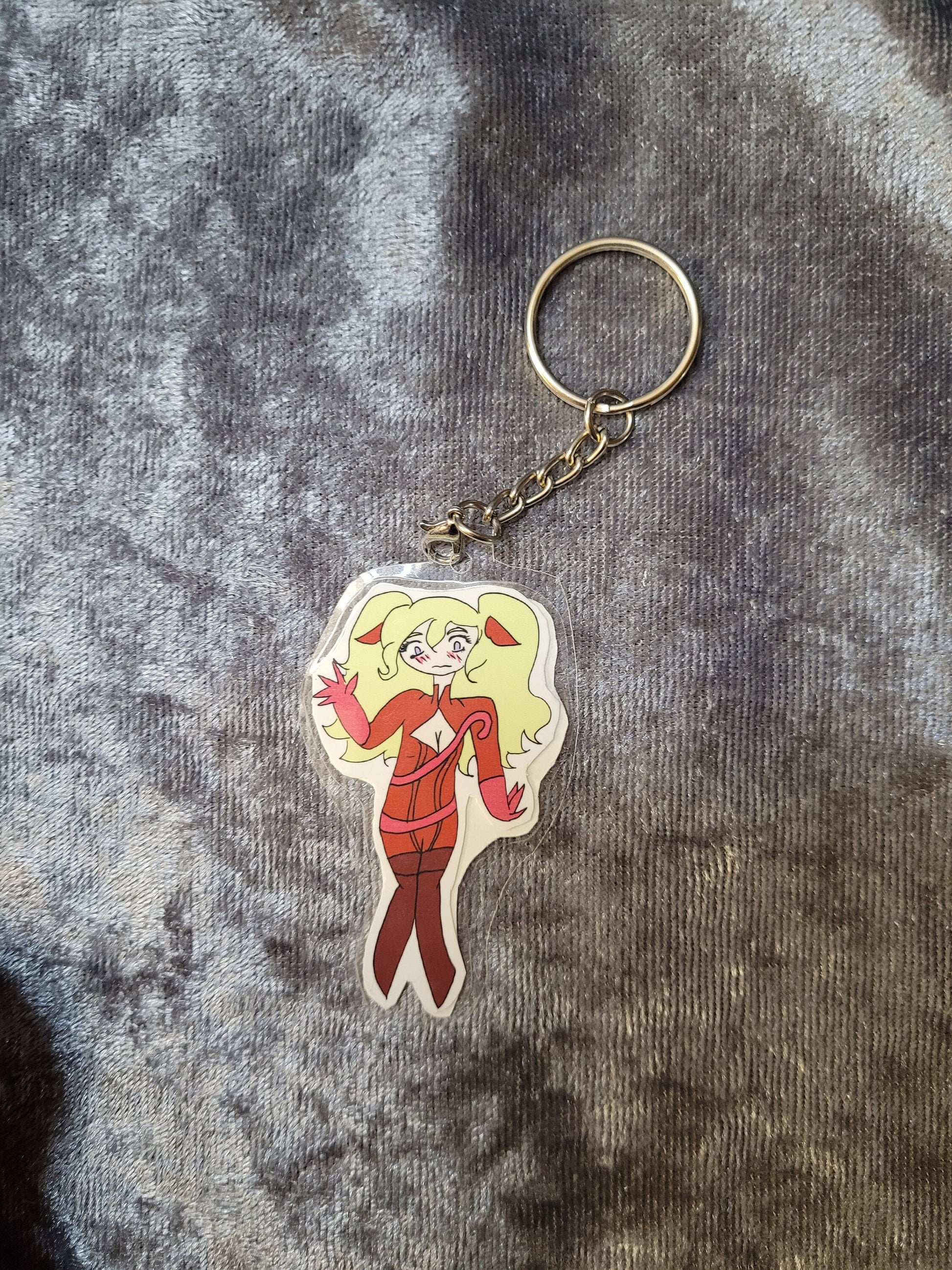 Persona 5 Futaba Sakura Ann Takamaki Laminate Keychains