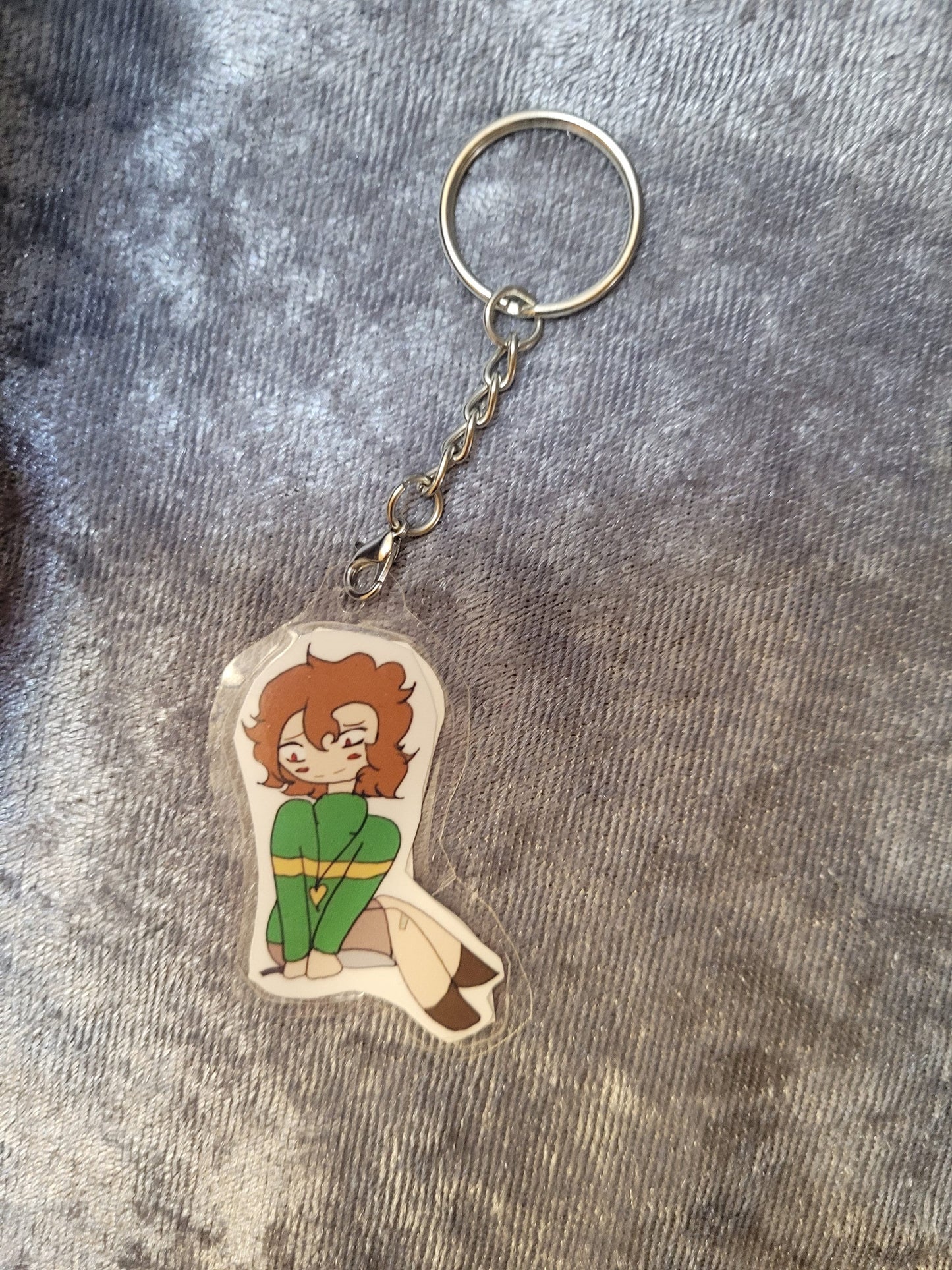 Deltarune / Undertale Ralsei and Fallen Children Laminate Keychains