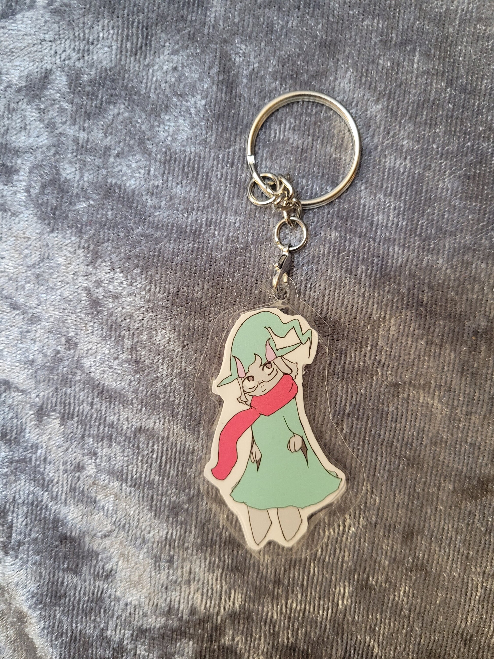 Deltarune / Undertale Ralsei and Fallen Children Laminate Keychains