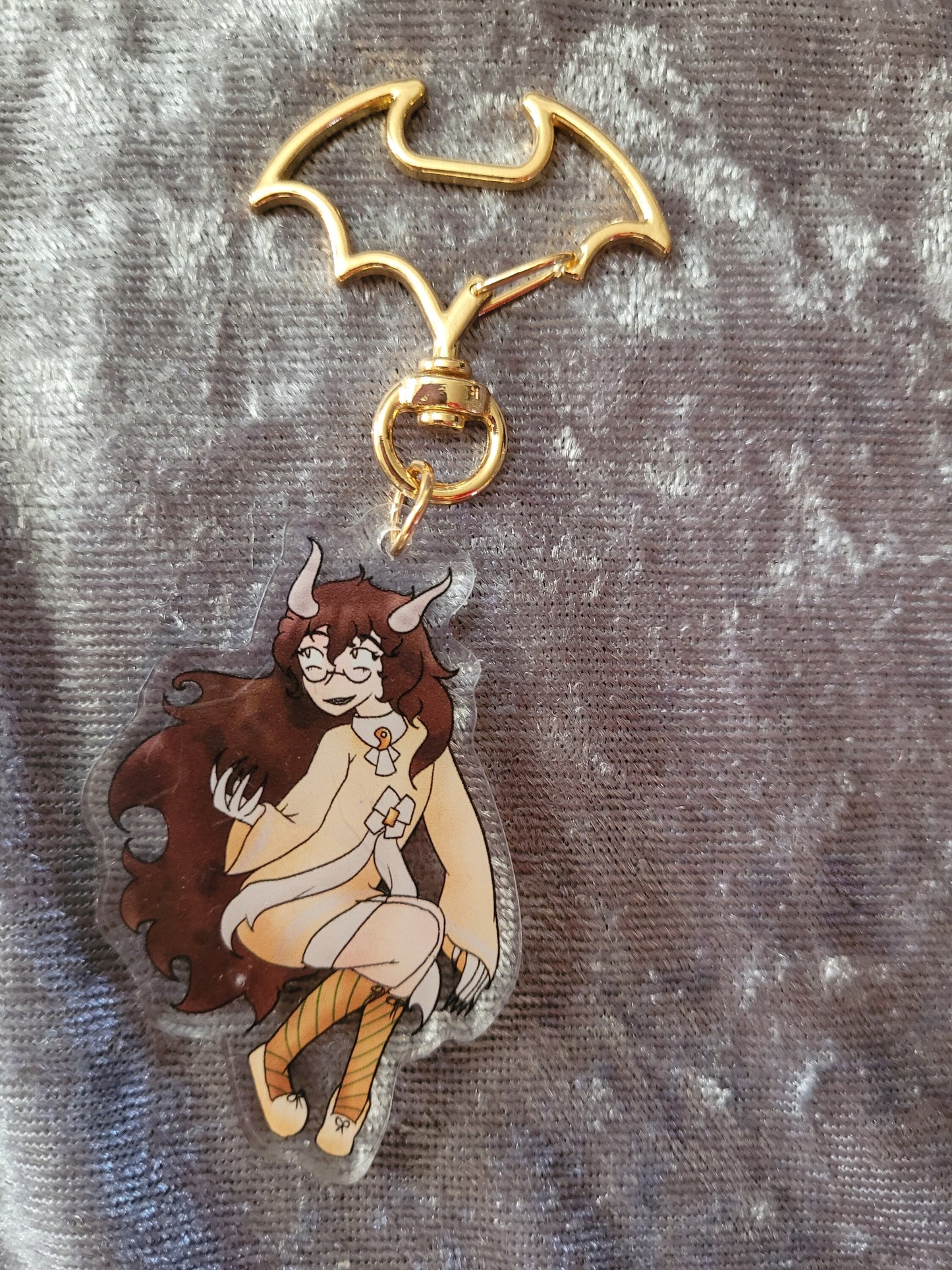 Entropic Float This World Will Decay And Disappear Loam Arnault Baphomet Acrylic Keychain