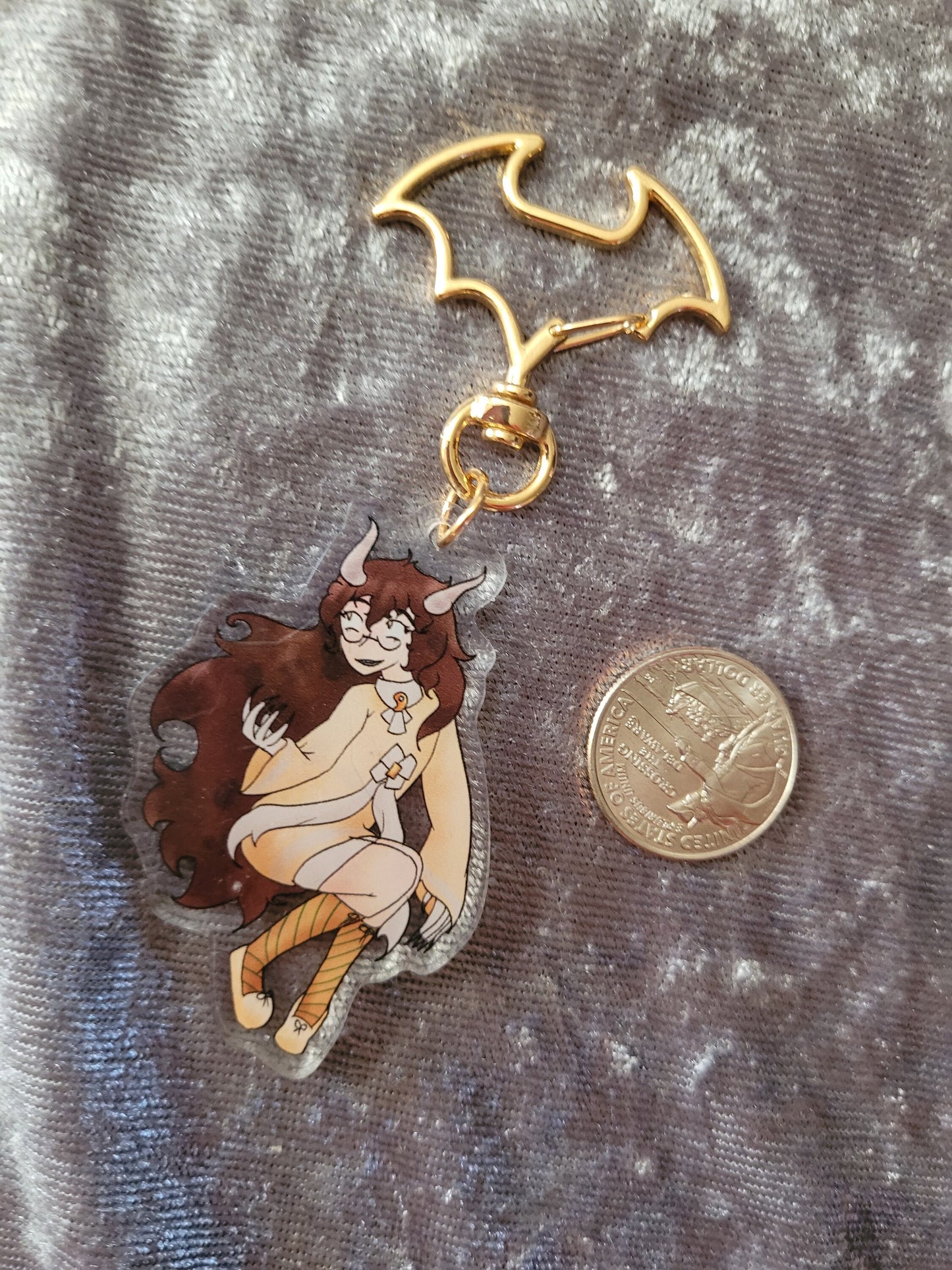 Entropic Float This World Will Decay And Disappear Loam Arnault Baphomet Acrylic Keychain