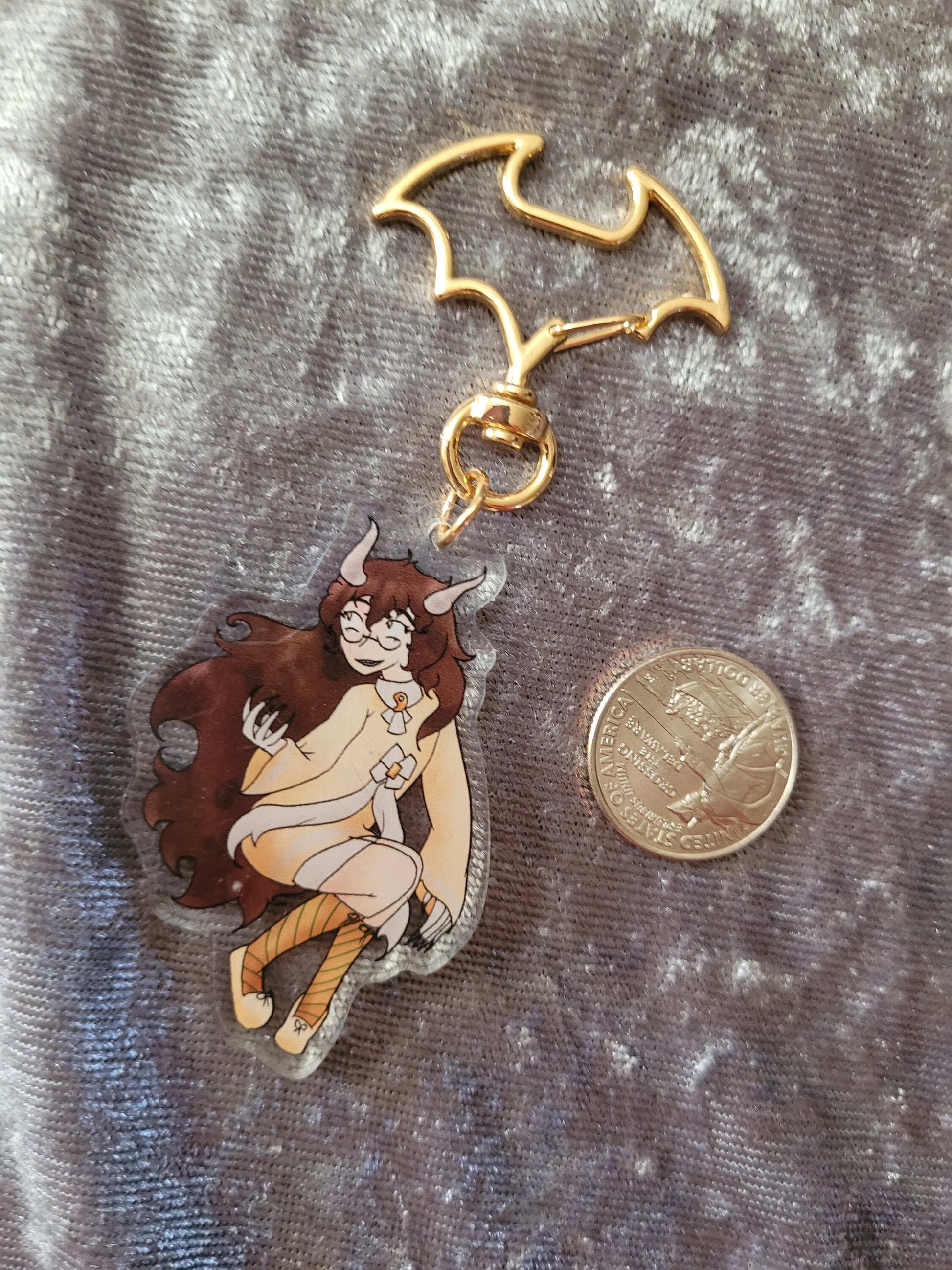 Entropic Float This World Will Decay And Disappear Loam Arnault Baphomet Acrylic Keychain