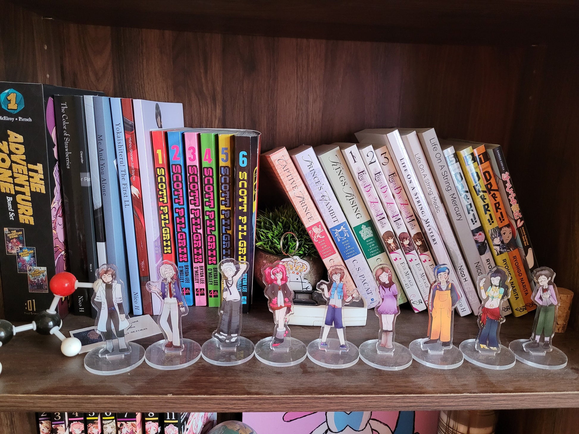 Zero Escape 999 Full Cast Double-Sided Acrylic Standee Figures