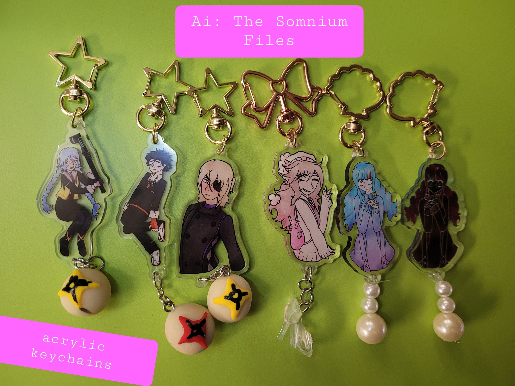 Ai The Somnium Files And Nirvana Initiative Acrylic Attachment Keychains