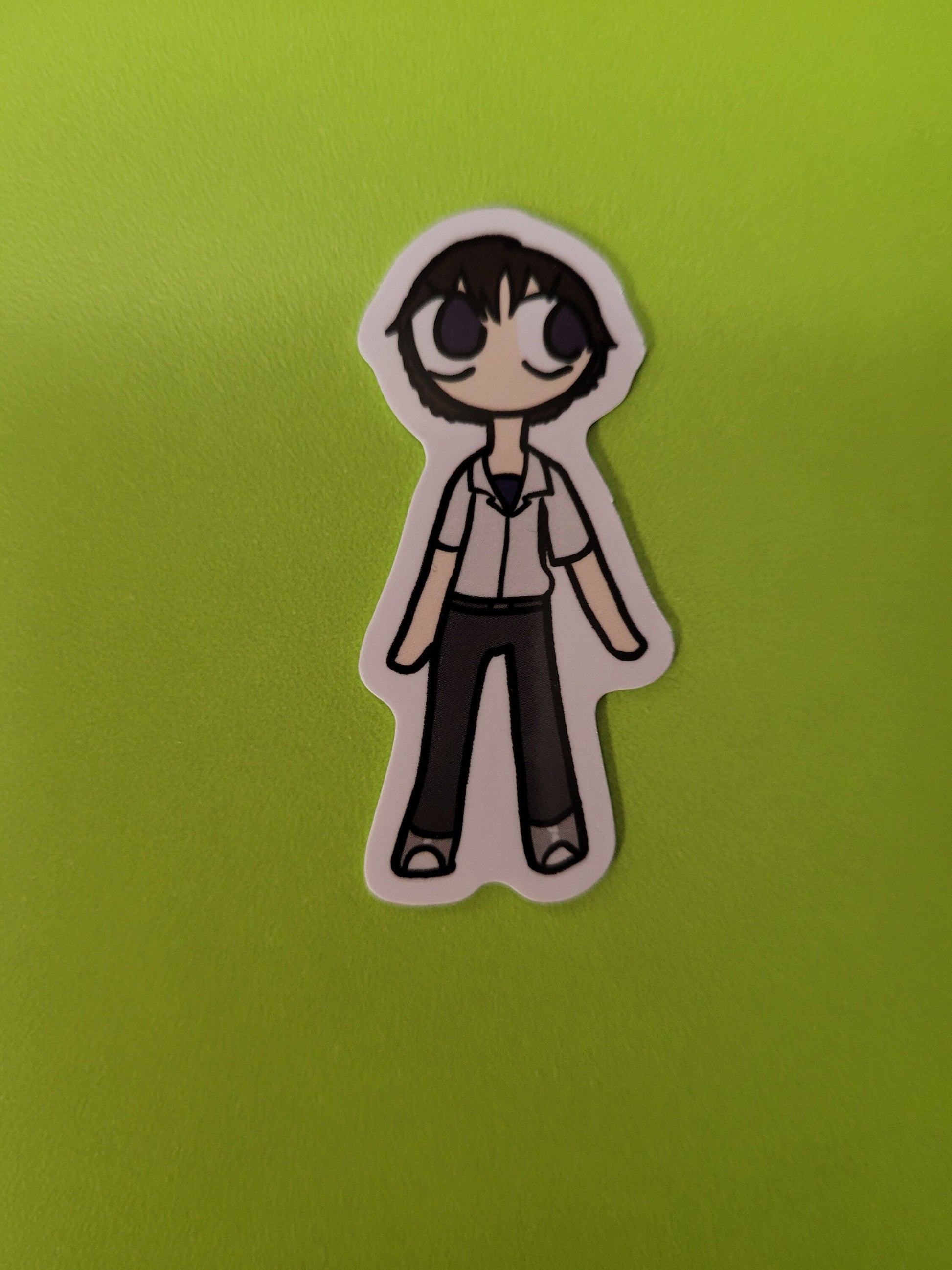 Neon Genesis Evangelion Asuka Rei and Shinji Chibis Vinyl Sticker Pack