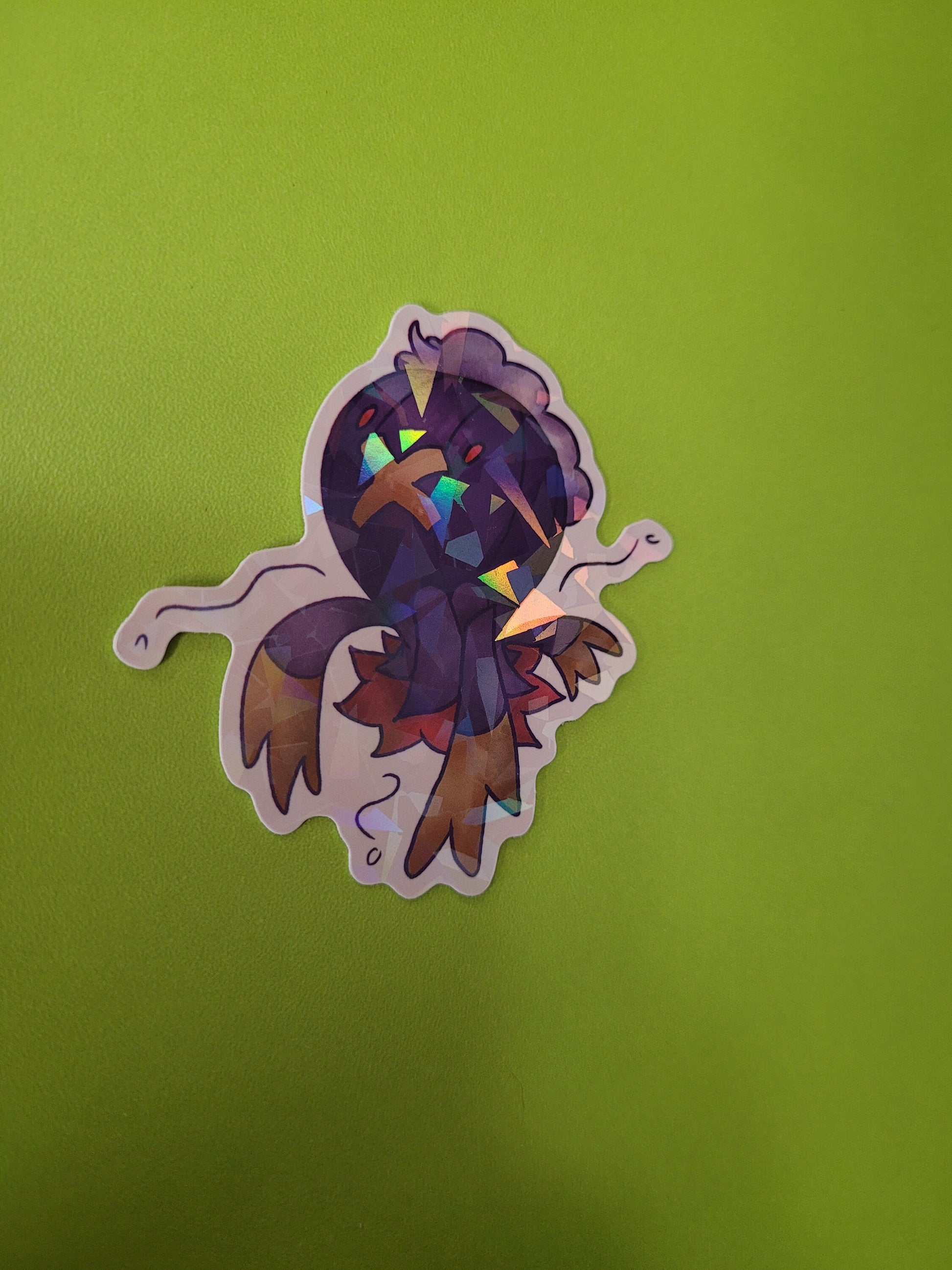 Ghost Pokemon Holographic Sticker Pack - Gengar, Greavard, Drifblim, Mimikyu