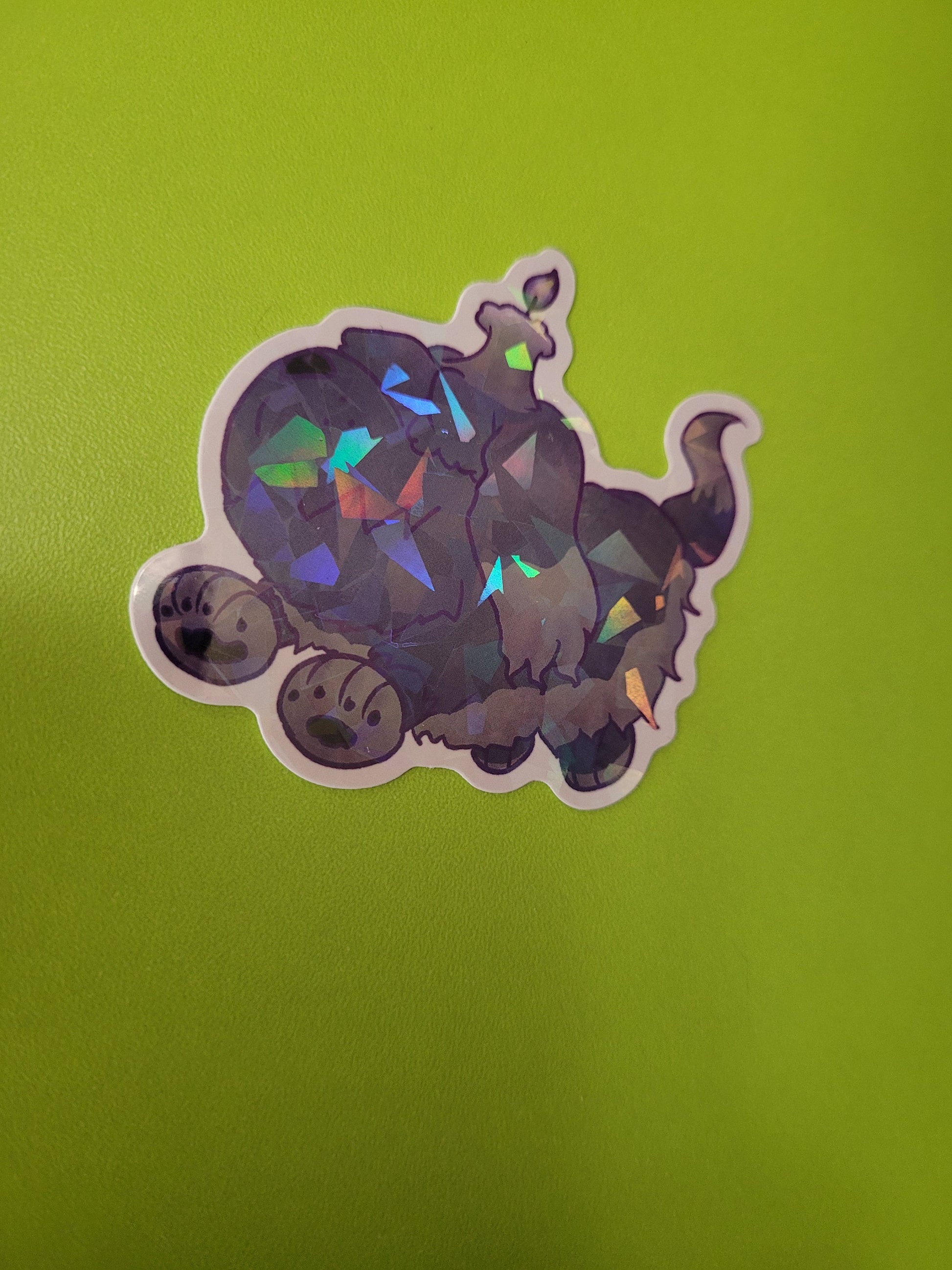 Ghost Pokemon Holographic Sticker Pack - Gengar, Greavard, Drifblim, Mimikyu