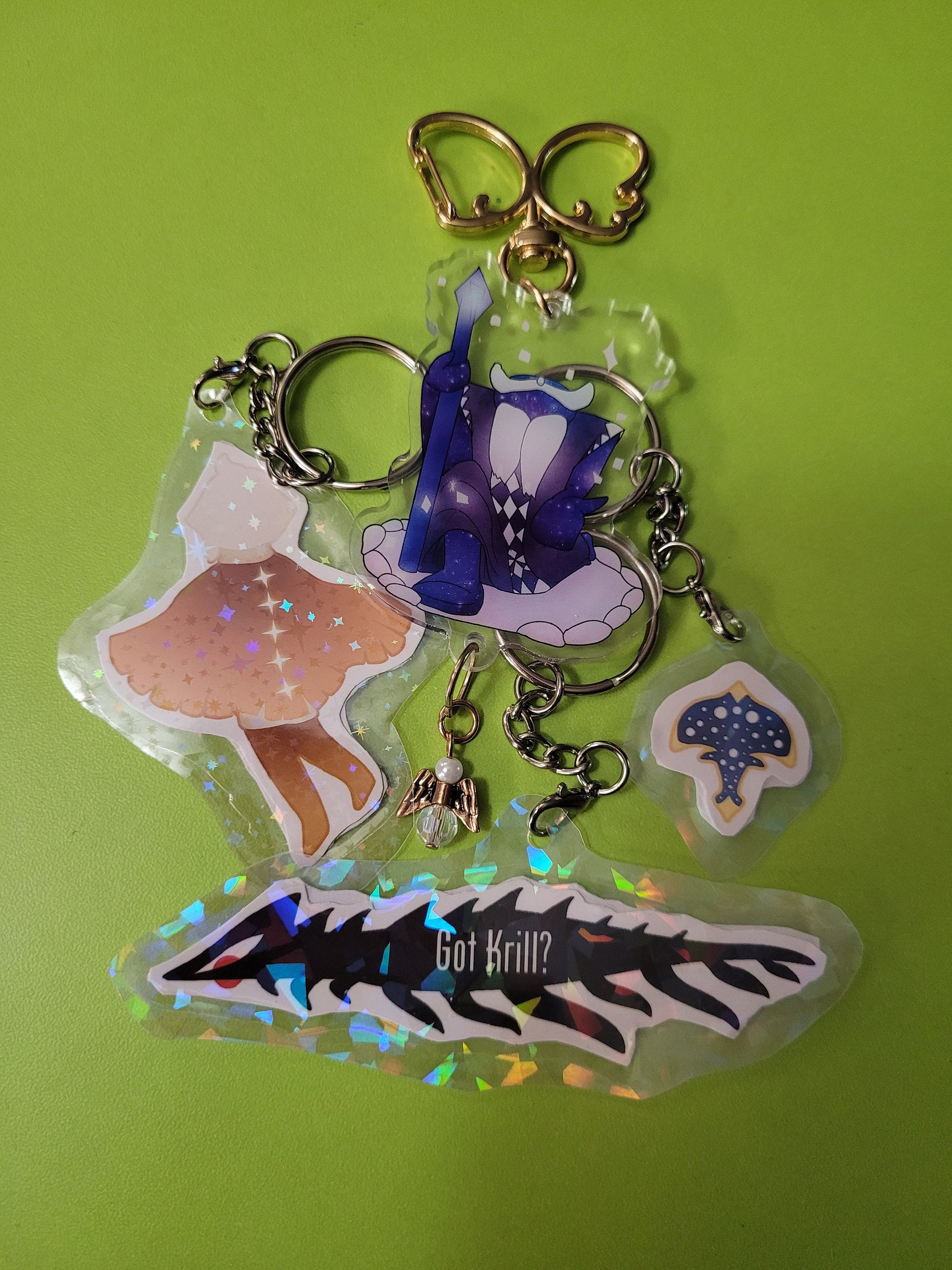 Sky Children Of The Light Acrylic Charm Attachment and Laminate Keychains
