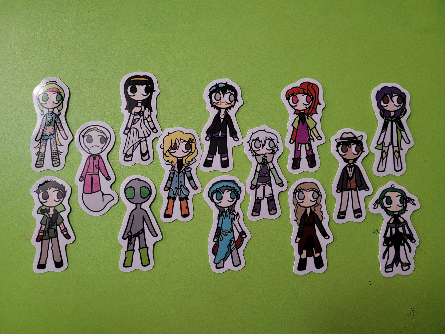 Gnosia Full Cast Vinyl Sticker Pack