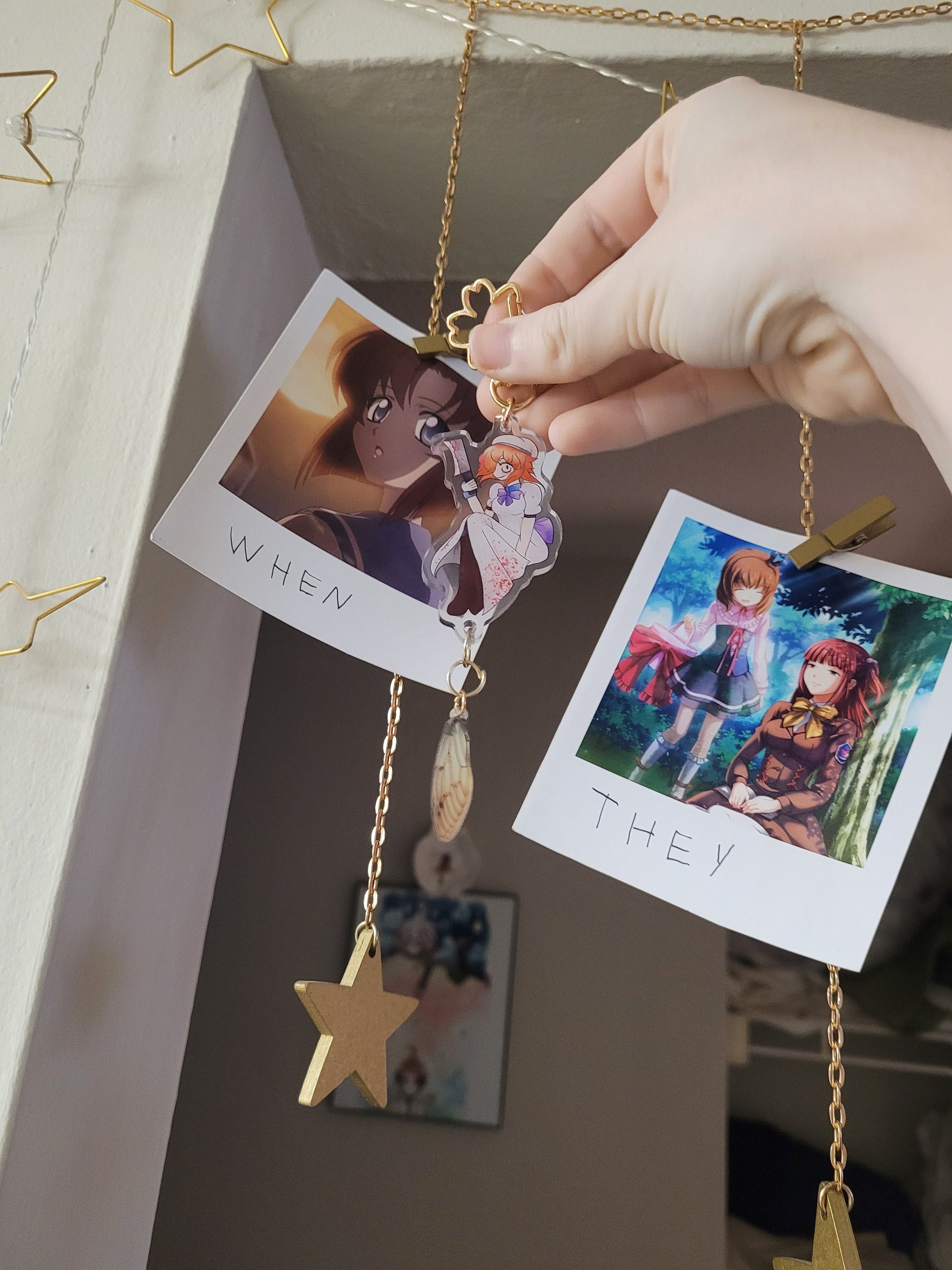 Higurashi When They Cry Rena Ryuugu Cicada Keychain