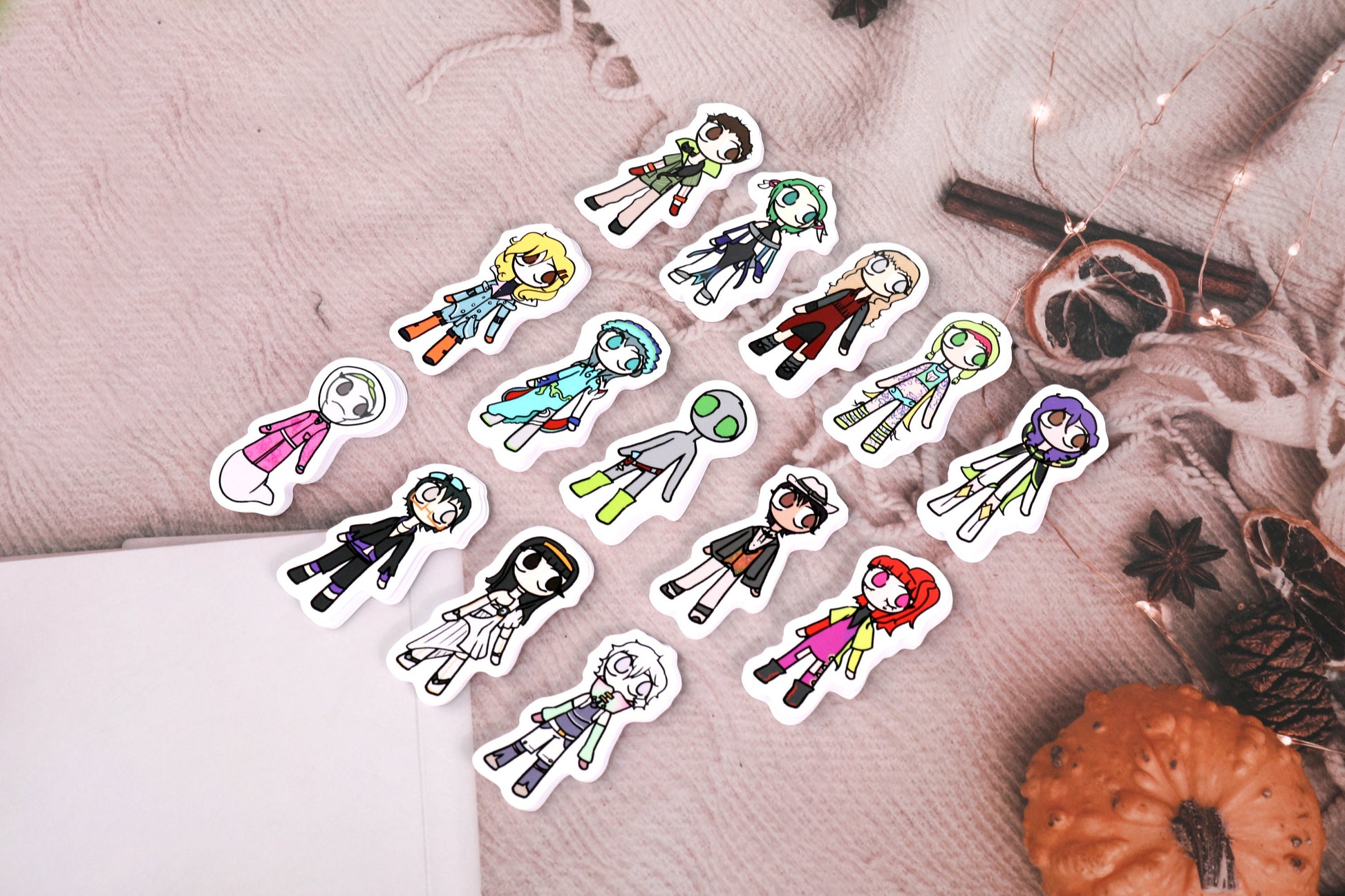 Gnosia Full Cast Vinyl Sticker Pack