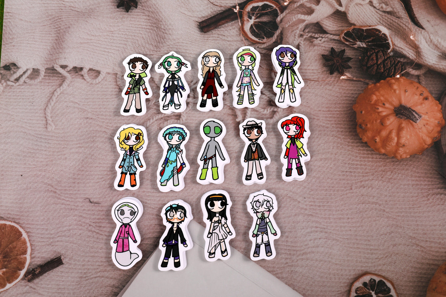 Gnosia Full Cast Vinyl Sticker Pack