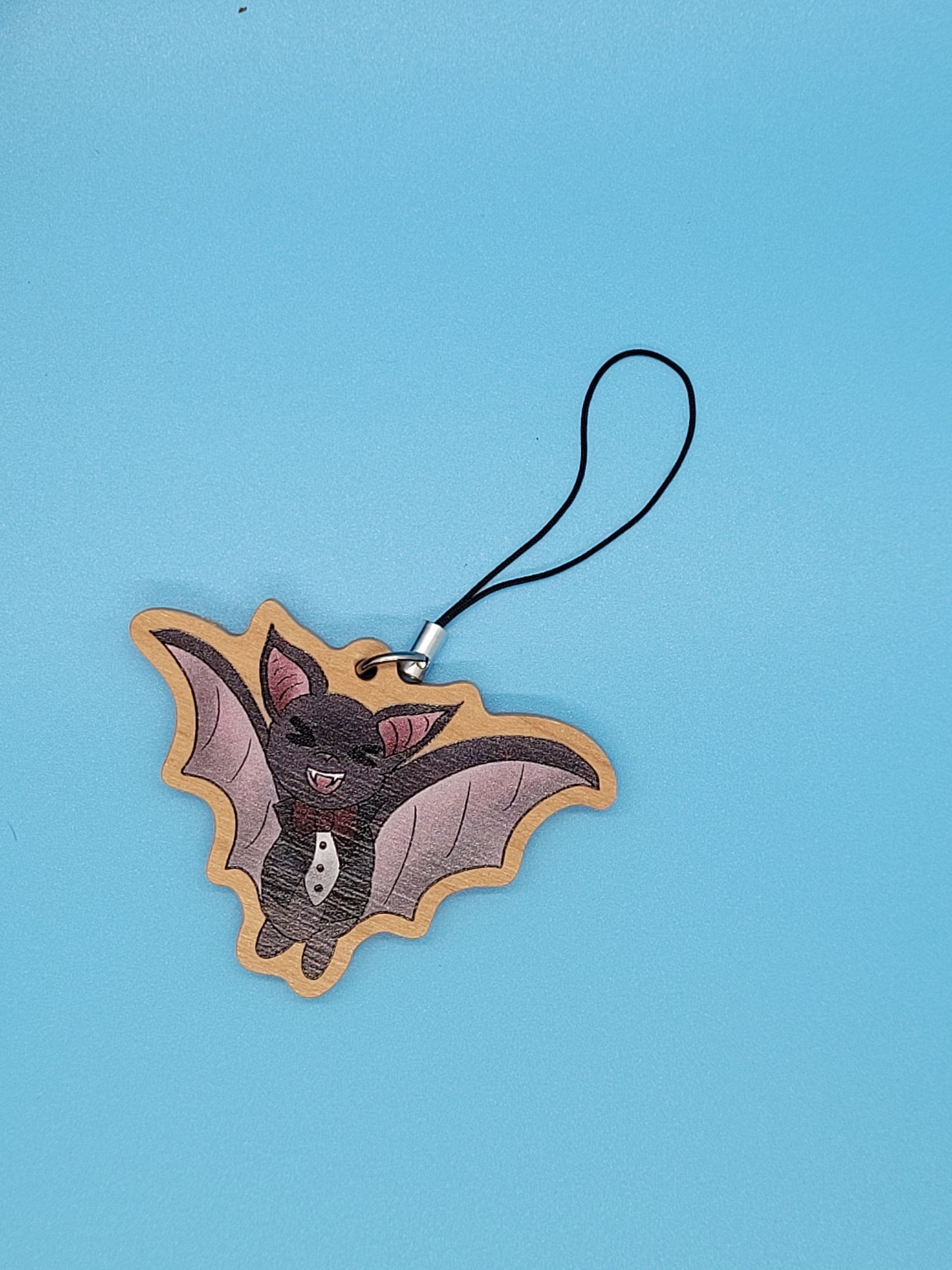 Cute Spooky Wooden Halloween Ornaments / Keychains