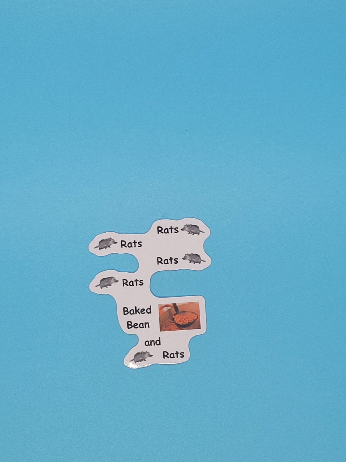 Jerma985 Rat Movie Meme Slogan Stickers- We're The Rats, Giant Rat, Baked Bean And Rats