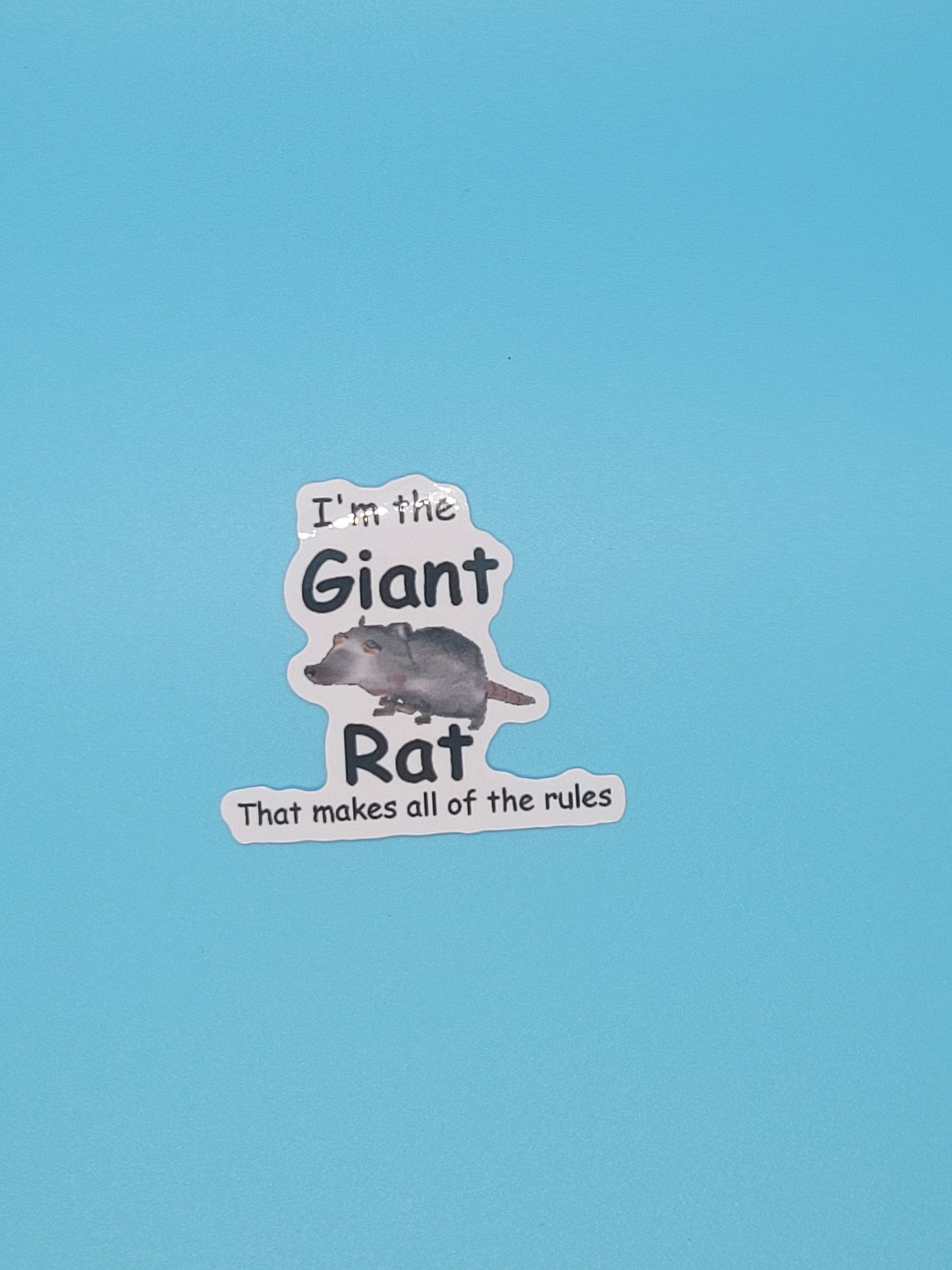 Jerma985 Rat Movie Meme Slogan Stickers- We're The Rats, Giant Rat, Baked Bean And Rats