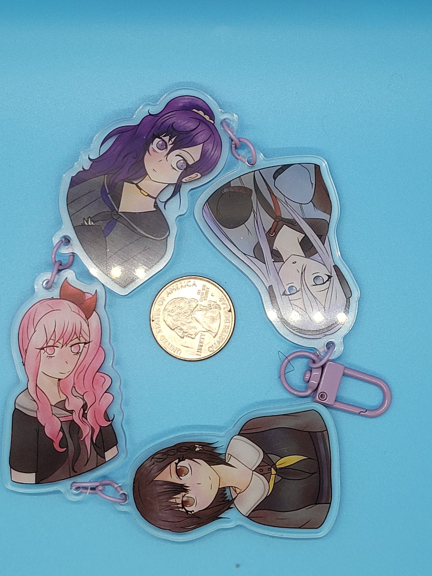 Project Sekai Nightcord At 2500 Connecting Acrylic Keychains