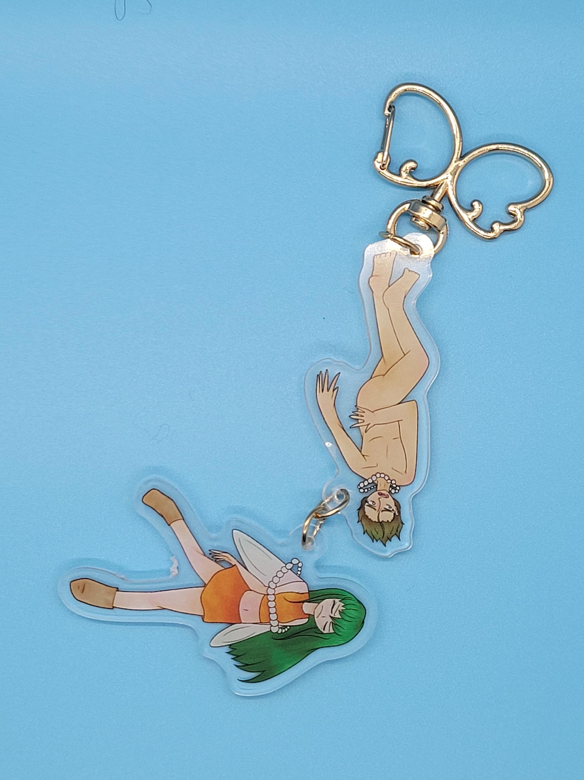 Garzey's Wing Falling Into Byston Well Acrylic Keychain