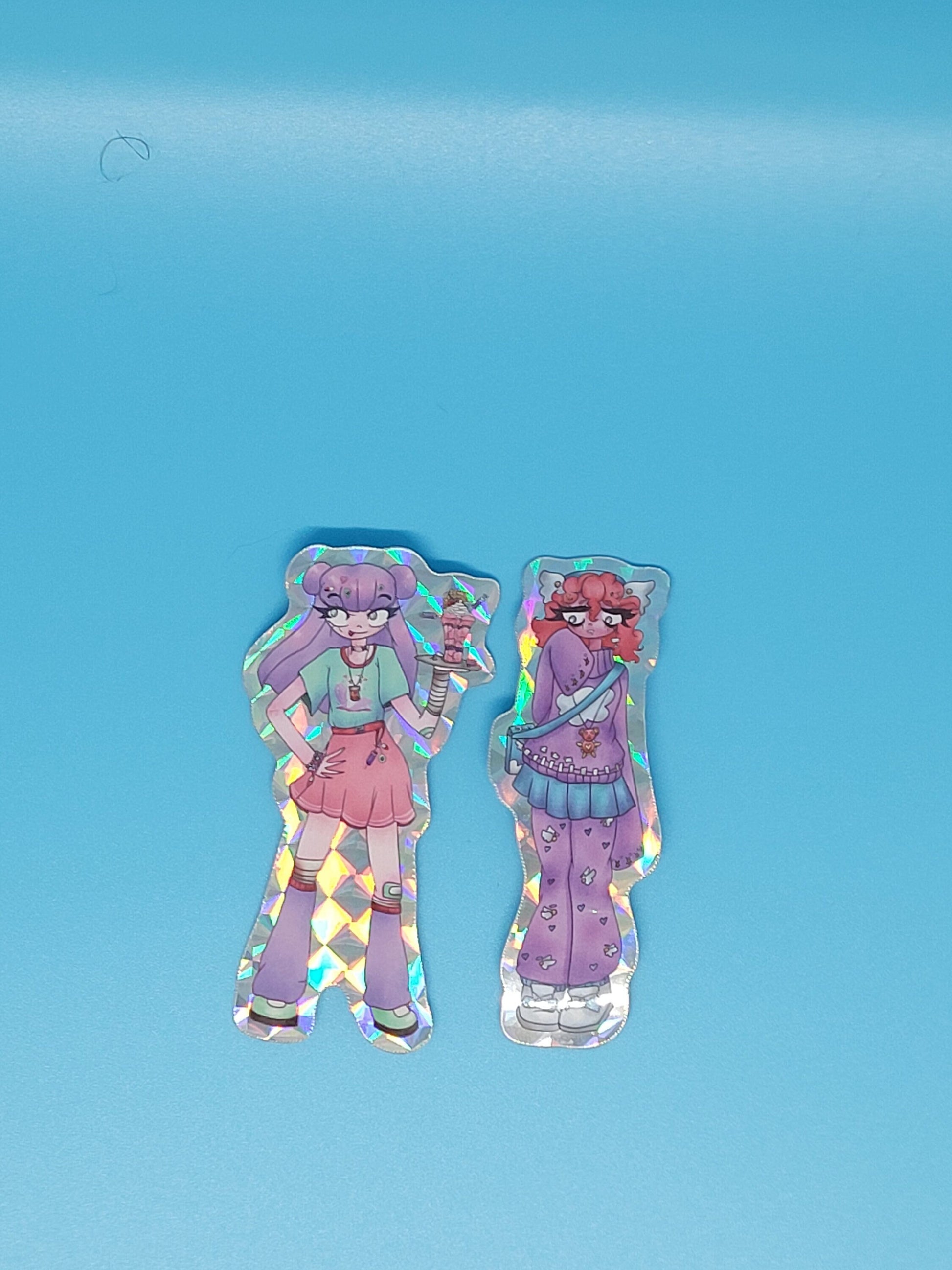 Fashion Girlies Prismatic Stickers- Menhera and Dreamy Kawaii