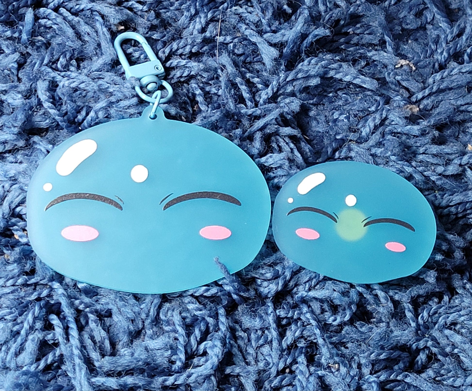 Reincarnated As A Slime Rimuru Frosted Acrylic Keychain + Pin