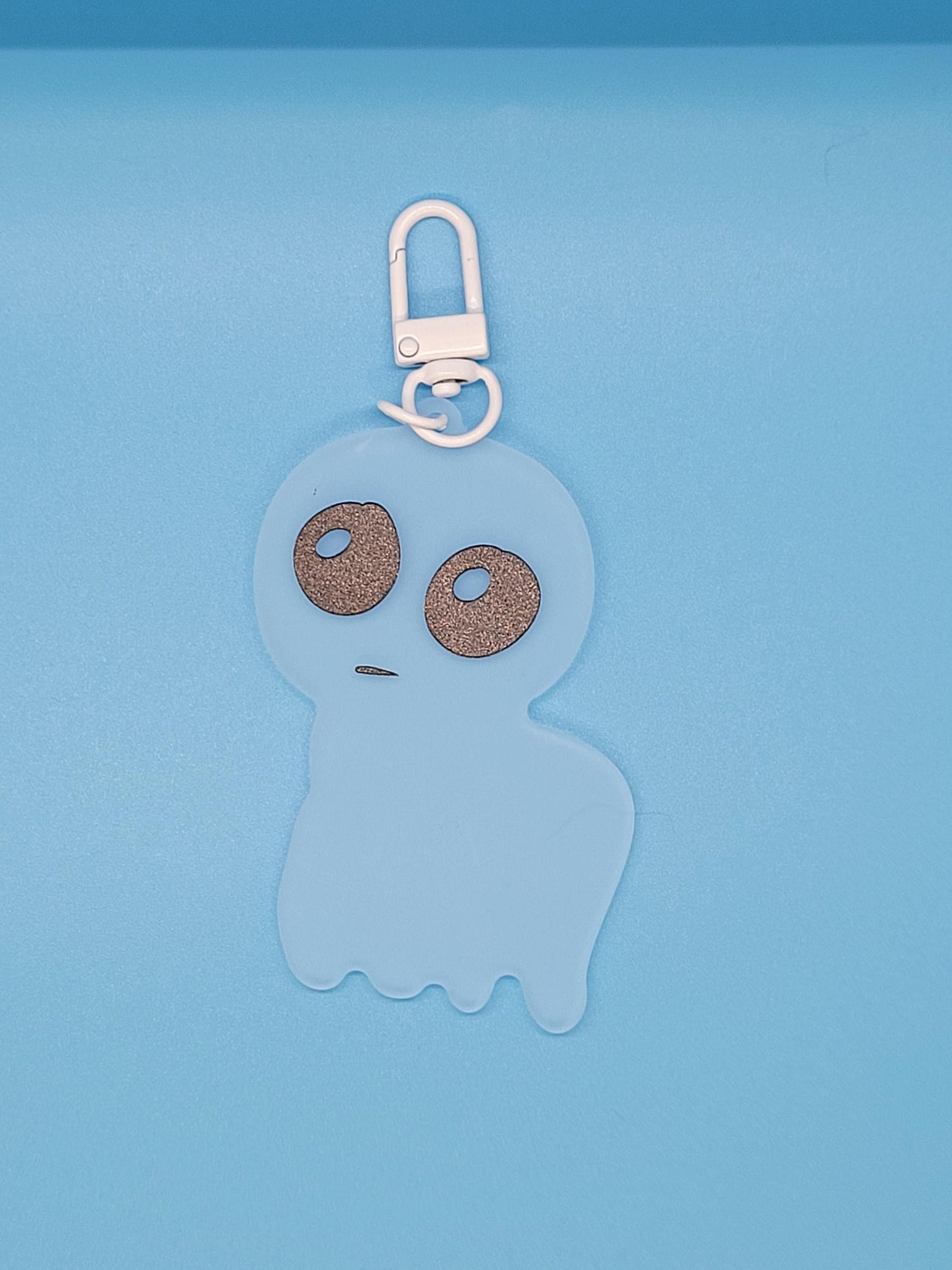 Autism TBH Creature Frosted Acrylic Keychain + Pin