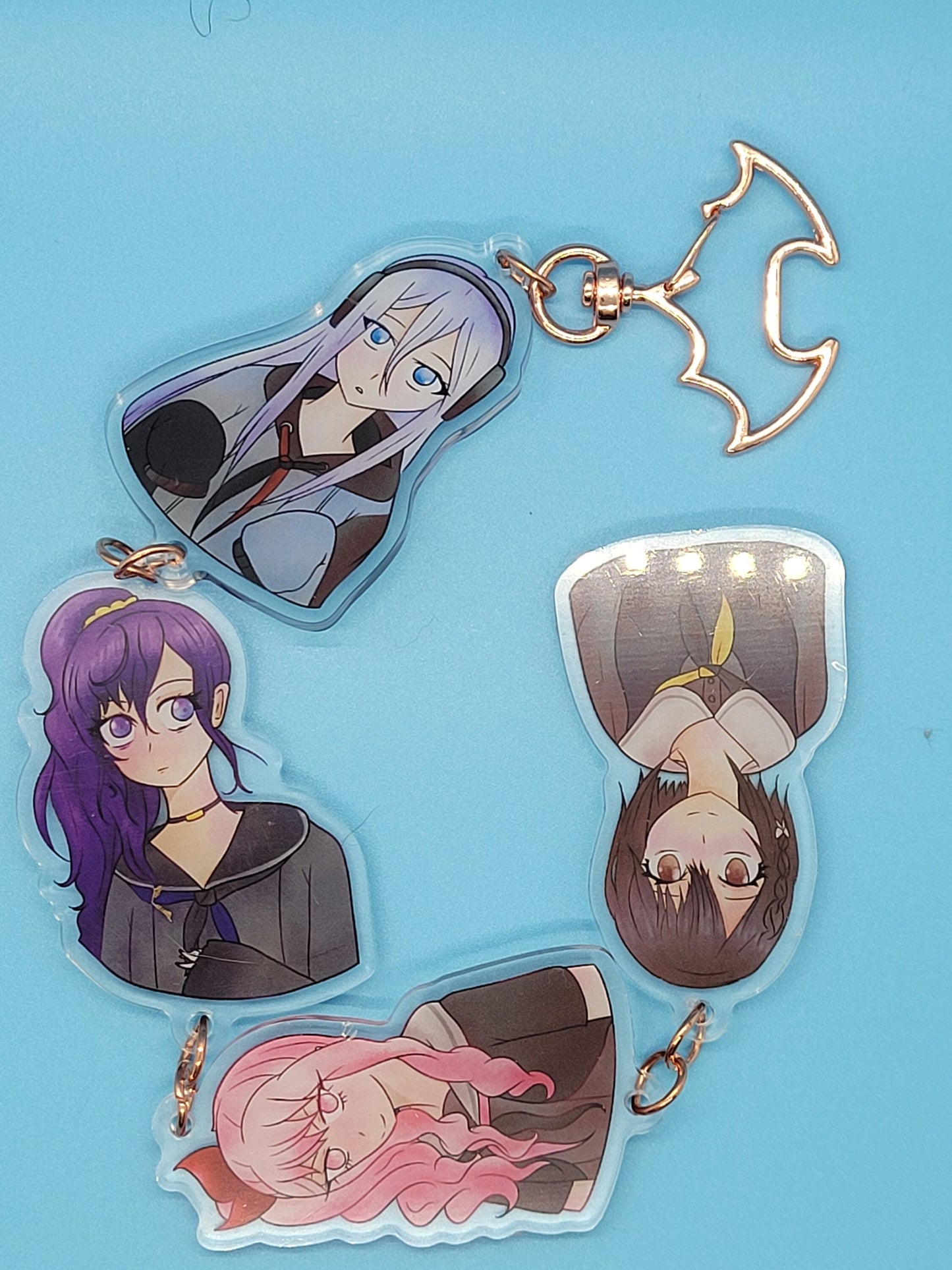 Project Sekai Nightcord At 2500 Connecting Acrylic Keychains