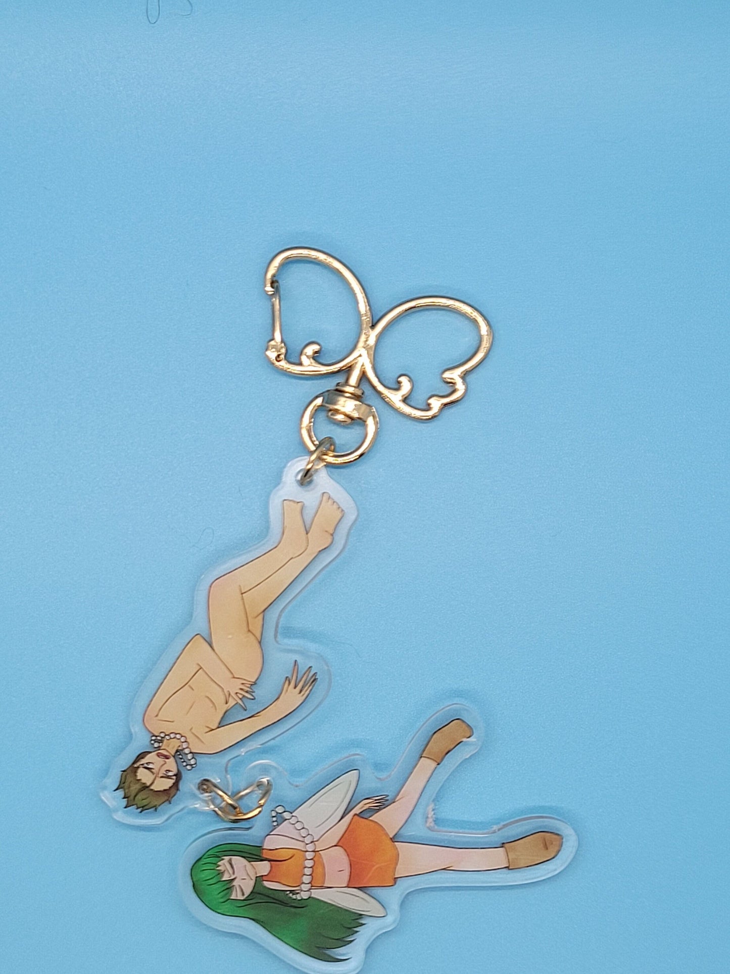 Garzey's Wing Falling Into Byston Well Acrylic Keychain