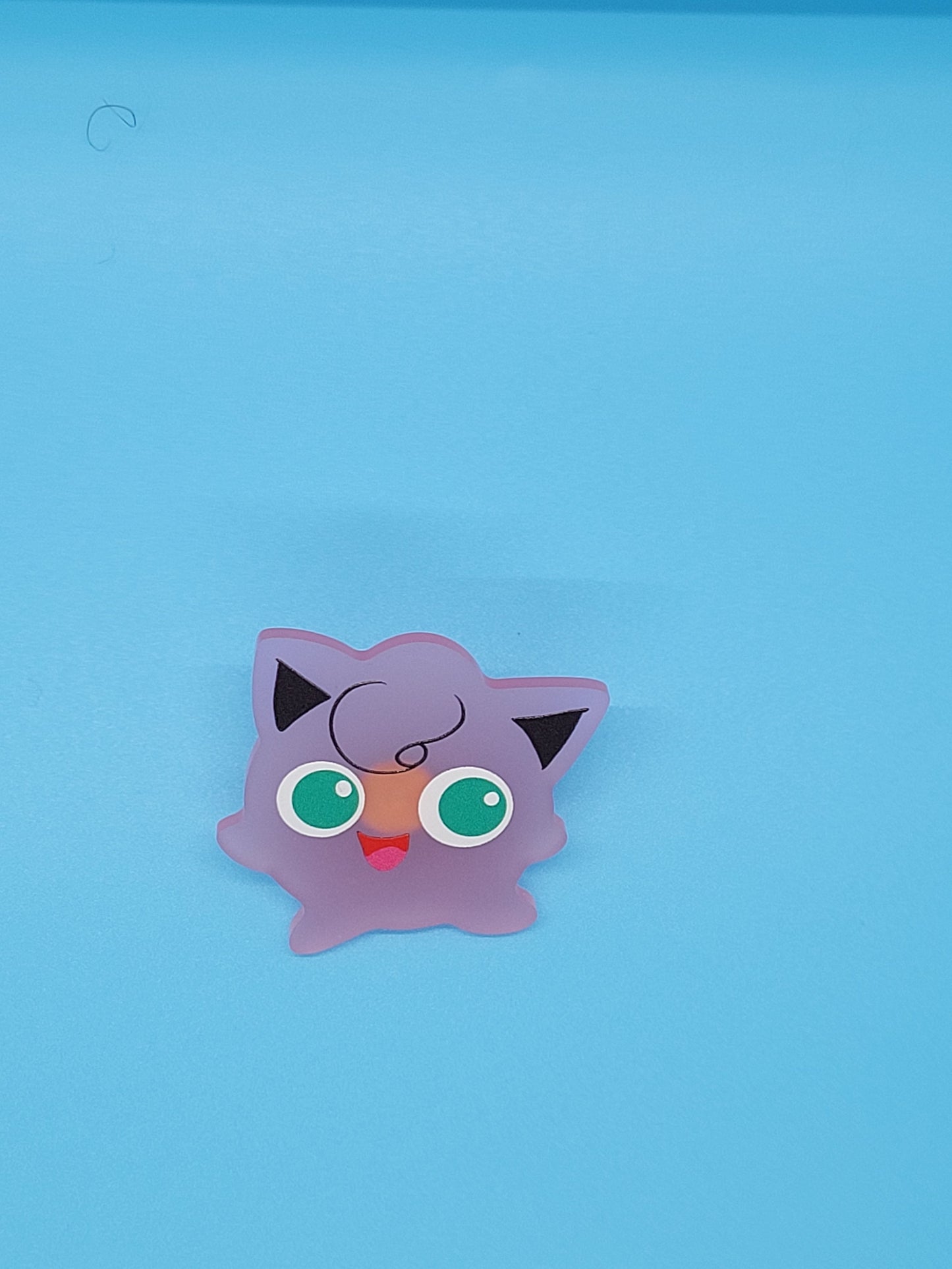 Gen 1 Pokemon Frosted Acrylic Pins- Starters + Jigglypuff