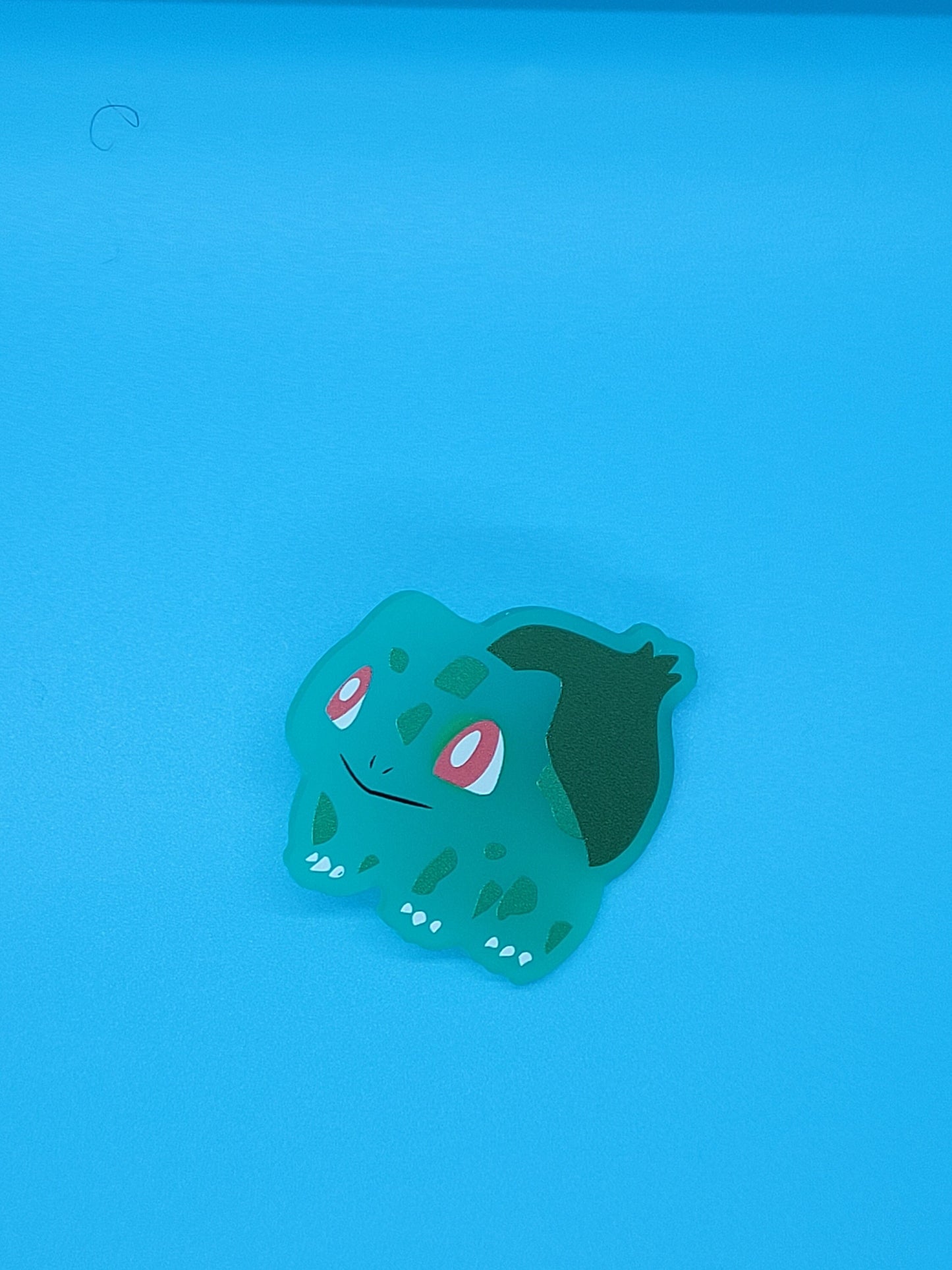 Gen 1 Pokemon Frosted Acrylic Pins- Starters + Jigglypuff