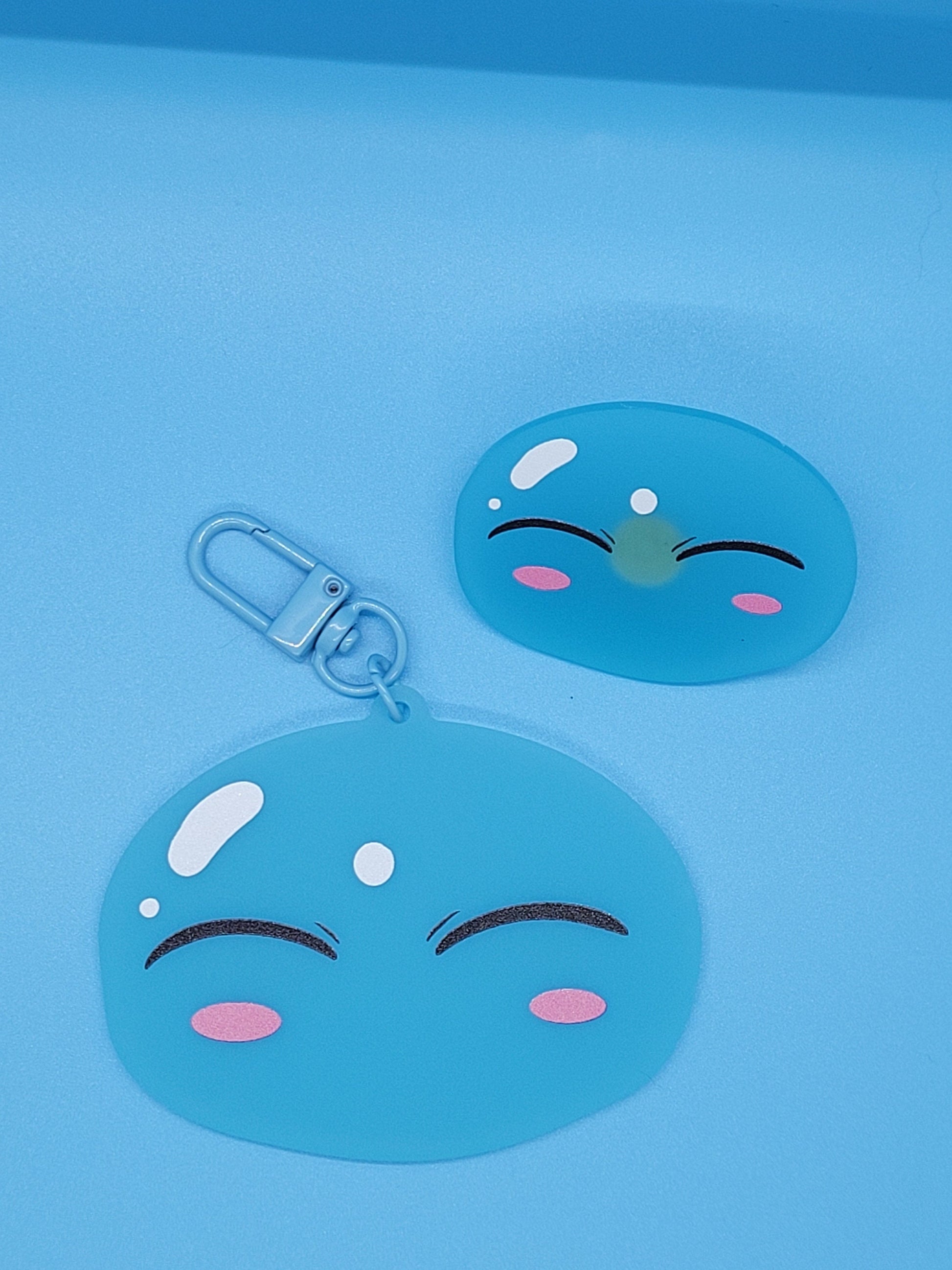 Reincarnated As A Slime Rimuru Frosted Acrylic Keychain + Pin